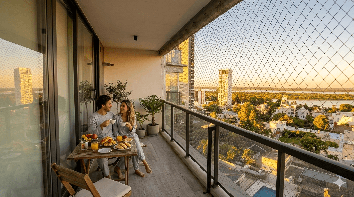 Balcón con vista a Paraná